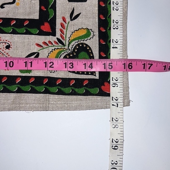 Parisian Prints Linen Table Runner Vintage Dutch Design - Picture 6 of 6